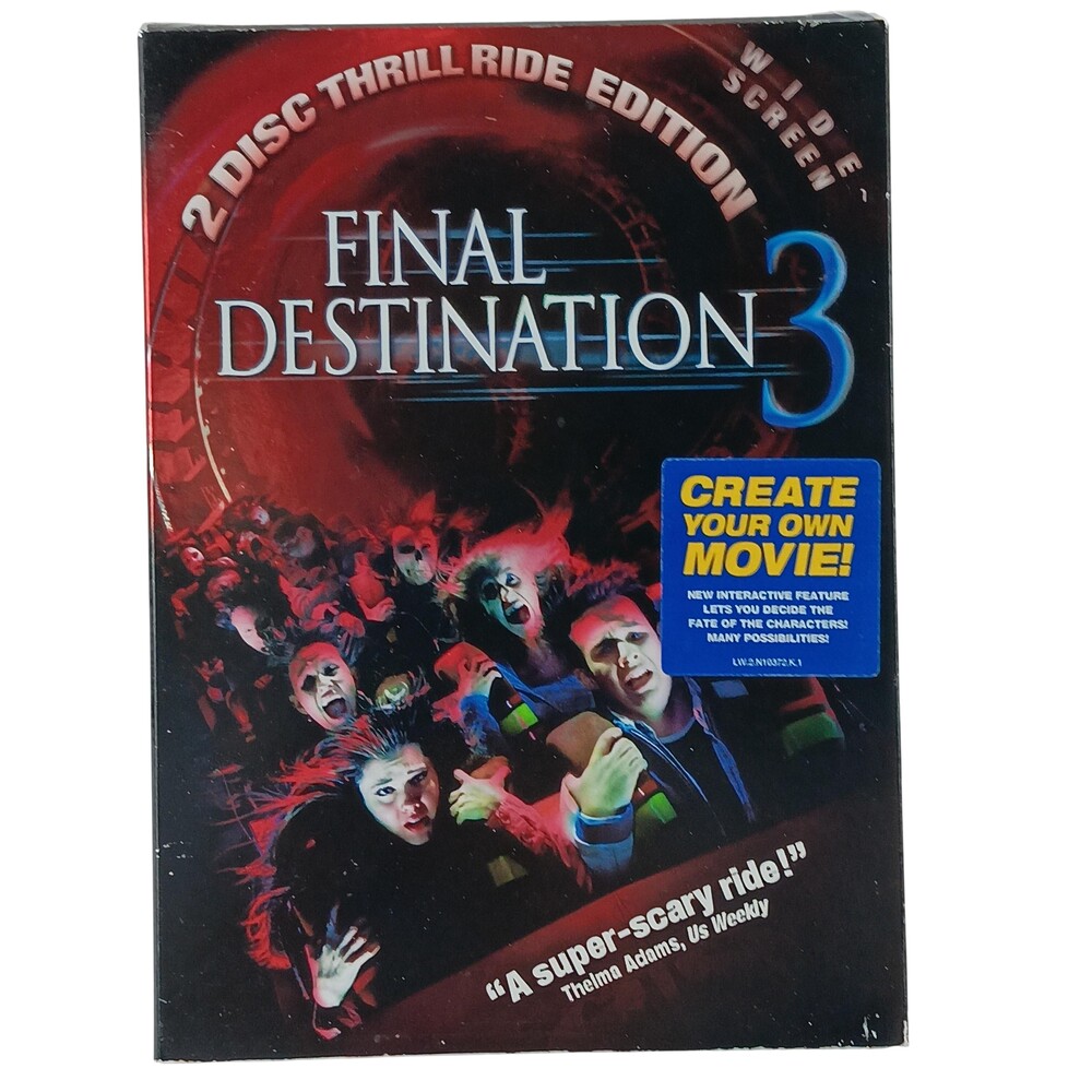 Final Destination 3 DVD 2-Disc Widescreen Thrill Ride 2006 R Horror New Line
